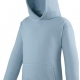 School or college staff hooded top in classic sweatshirt fabric, everyday wear