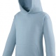 School or college staff hooded top in classic sweatshirt fabric, everyday wear