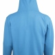 School or College Zipped Hoody Zoodie with Contrast Colour Hood and Drawcords