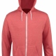 School or college lightweight zipped hoodie. hooded sweatshirt, zoodie