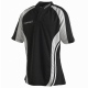 KooGa Rugby Team Match Shirt Short Sleeves with Contrast Colour Panels Evaporex