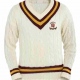 Kinver Cricket Long Sleeve Sweater with Embroidered Club Crest