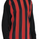 Team football kit jersey shirt long sleeved top with contrast block stripes
