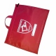 Oldswinford CofE Primary School A4 Zipped Book Bag Red with Logo Print