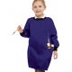 Junior painting apron smock to protect schoolwear and uniforms during crafts