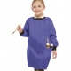 Junior painting apron smock to protect schoolwear and uniforms during crafts