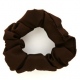 School uniform hair scrunchie in plain colours to complement school tie