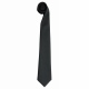 Stylish woven polyester plain colour tie 57" in length and 3.25" blade width