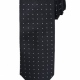 Stylish polyester micro dot pattern tie 57" in length and 3" blade width