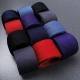 Stylish knit effect polyester slim tie 57" in length and 2" blade width