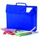 School junior book bag with concealed card holder in a variety of school colours
