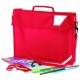 School book bag satchel with web shoulder strap in a variety of school colours