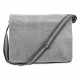 School college canvas despatch bag, adjustable shoulder strap & zipped interior