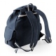 School Canvas Rucksack, shoulder strap, drawcord, zip pockets, washed canvas