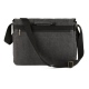 School or college vintage canvas satchel style bag, pockets, shoulder strap