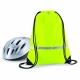 School hi viz sports and swim bag with reflective strip for safety