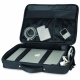 Laptop brief case bag, polyester, adjustable shoulder strap, front zip pocket