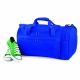 School sports holdall with webbed shoulder strap and zippered pockets