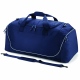 Football sport teamwear holdall kit bag, 110 litres, web hand / shoulder handles