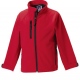 School or college soft shell jacket highly waterproof and breathable