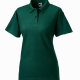 School uniform fitted polo shirt ladies fit and style with unique double yarn