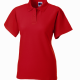 School staff fitted polo shirt ladies fit and style with unique double yarn