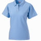 School uniform fitted polo shirt ladies fit and style with unique double yarn