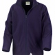 School or college micro fleece jacket lightweight breathable