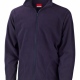 School or college micro fleece jacket lightweight breathable