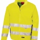 Soft shell hi viz waterproof work jacket, windproof, breathable, reflective tape