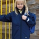 School uniform or college wear soft shell jacket, waterproof, breathable