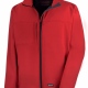Senior school uniform or college wear soft shell jacket, waterproof, breathable