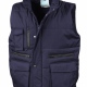 Work Wear Body Warmer Gilet with Insulating Padded Wadding and Multi Pockets