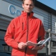 Lined Soft Shell Jacket, Water Repellent and Breathable