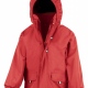 Eco school wear waterproof coat fleece lined jacket in school uniform colours