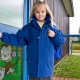 Eco school wear waterproof coat fleece lined jacket in school uniform colours