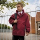 Eco school wear waterproof coat fleece lined jacket in school uniform colours