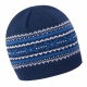 School wear knitted Aspen hat, Fair Isle pattern, 100% acrylic double knit hat