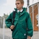 Eco school wear waterproof coat with reversible fleece school uniform jacket 