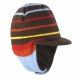 School wear Traka sherpa hat, acrylic outer, microfleece inner, ear protection