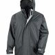 Waterproof windproof padded parka jacket, long fit, front pockets, quick drying