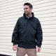 Fleece Lined Waterproof Jacket, Lightweight with Foldaway Hood 