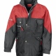 Classic all year round waterproof work jacket with foldaway hood