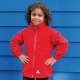 Childrens fleece jacket in kids sizes from 3/4 wirth reflective safety triangle
