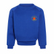 King George V Primary School Uniform Badged Sweatshirt Crew Neck