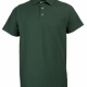 Work wear polycotton polo shirt, pique knit fabric, 3 horn button placket