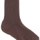 Ribbed short school ankle socks in acrylic mix available in brown, grey, black