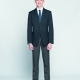 Boys school blazer navy - Front View