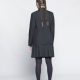 Girls school blazer black - Back View