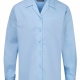 School blouse long sleeve revere collar